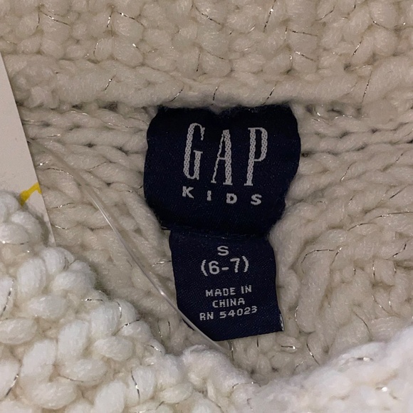 NWT Gap Kids Chunky Holiday Sweater with Sparkle - Picture 7 of 11